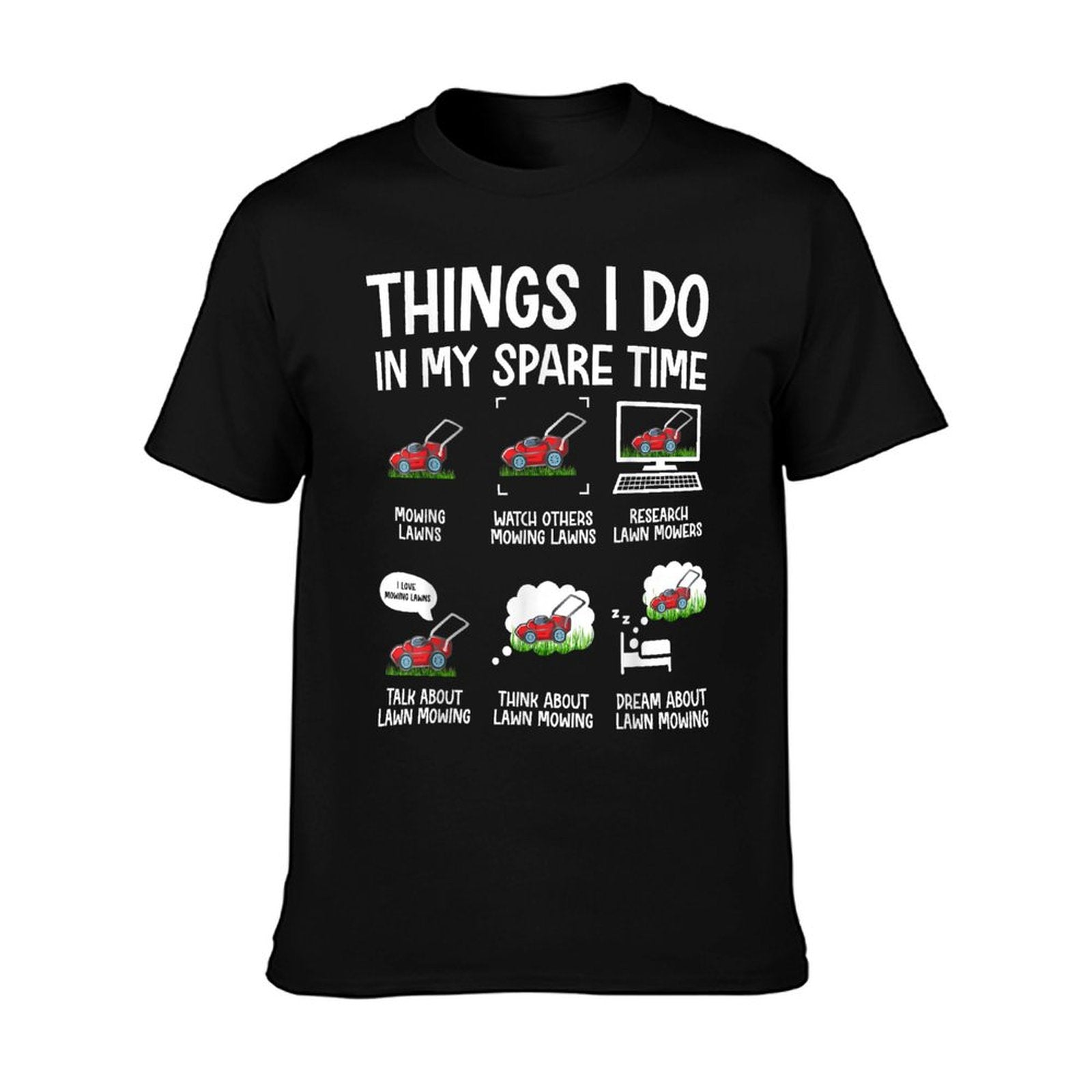 Funny Lawn Mower Clothes Gifts For Landscapers Gardener Men T-Shirt