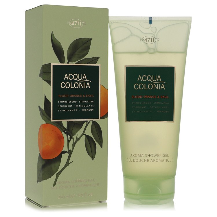 4711 Acqua Colonia Blood Orange &amp;amp; Basil by 4711 Shower Gel 6.8 oz for Women