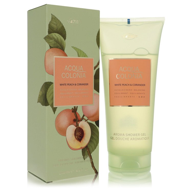 4711 Acqua Colonia White Peach &amp;amp; Coriander by 4711 Shower Gel 6.8 oz for Women