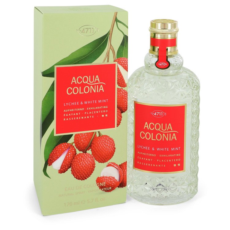 4711 Acqua Colonia Lychee &amp;amp; White Mint by 4711 Eau De Cologne Spray (unisex) 5.7 oz for Women