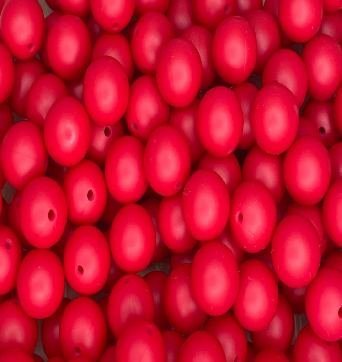 #123 CHRISTMAS RED 15MM SOLID (1ct)