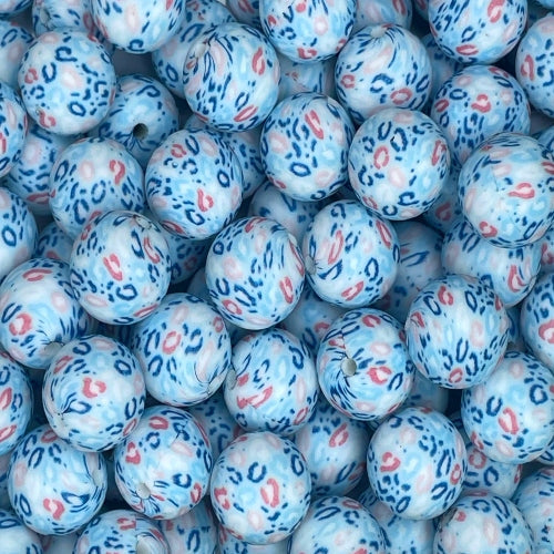 P635 COOL BLUE LEOPARD 15MM PRINT (1ct)