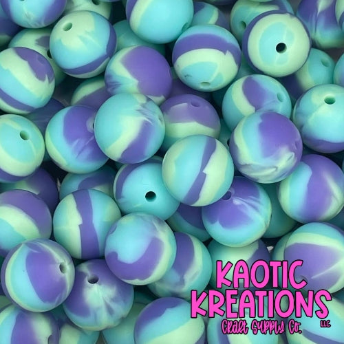 15MM MINT/PURPLE/AQUA SWIRL (1ct)