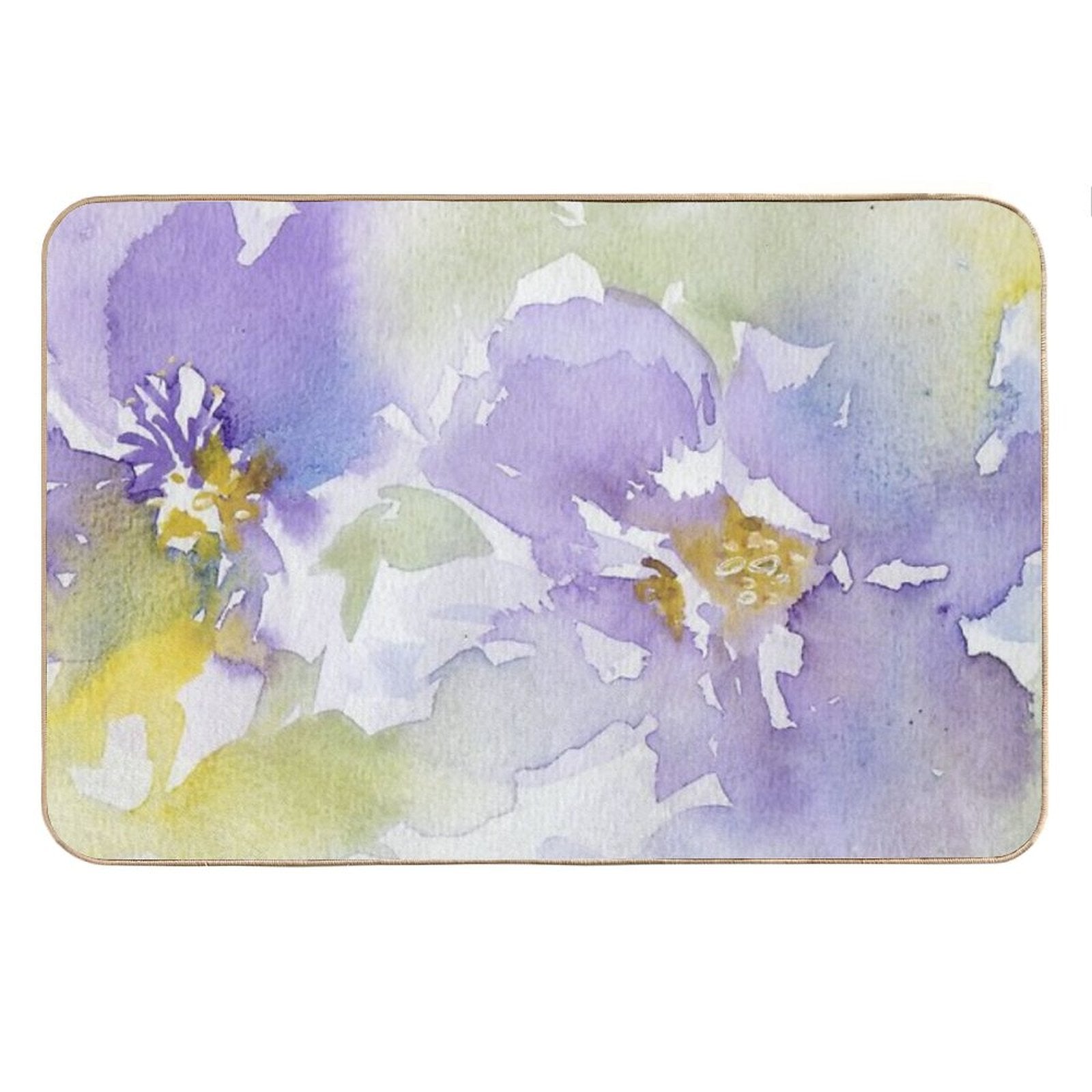 Watercolour Flowers Nr 153 Bath Mat