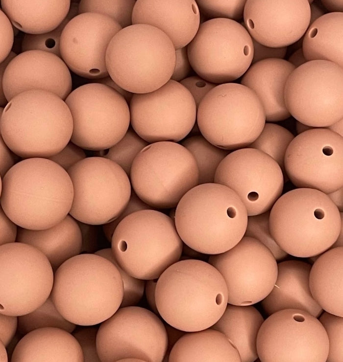 #245 DESERT CORAL 15MM SOLID (1ct)