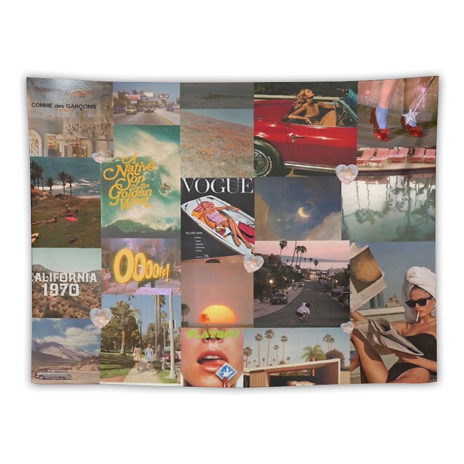 Summer Dream Collage Tapestry