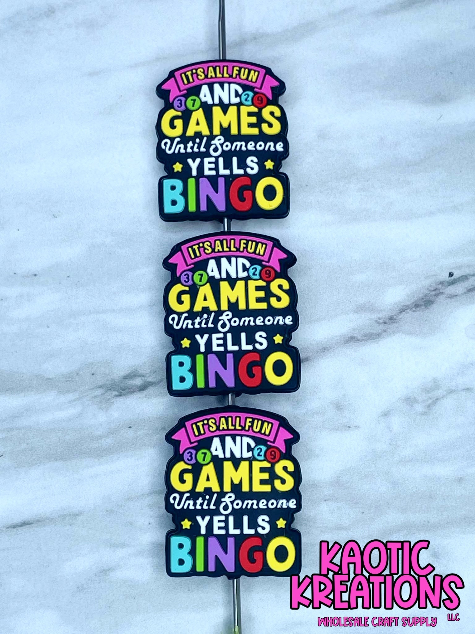 UNTIL SOMEONE YELLS BINGO SILICONE FOCAL D482 (1ct)