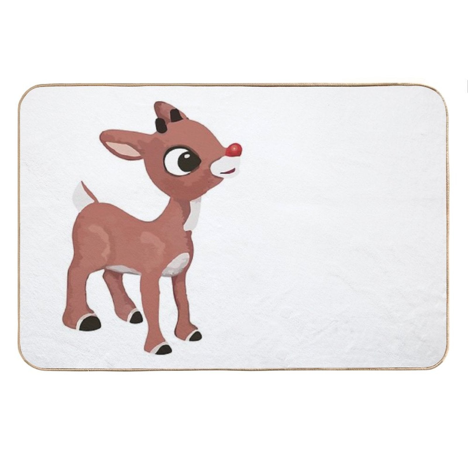 Classic Rudolph © GraphicLoveShop Bath Mat