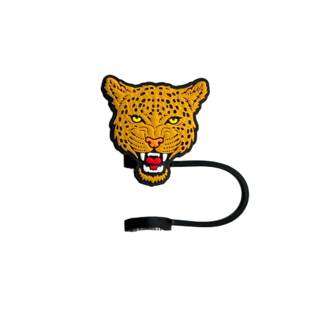 LEOPARD STRAW TOPPER