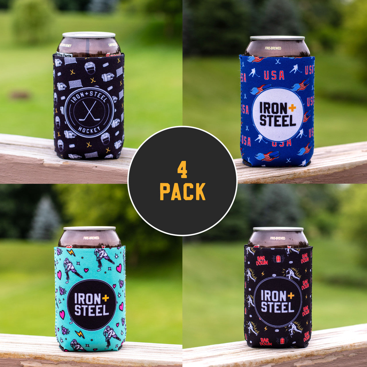 Hockey Koozie 4-Pack