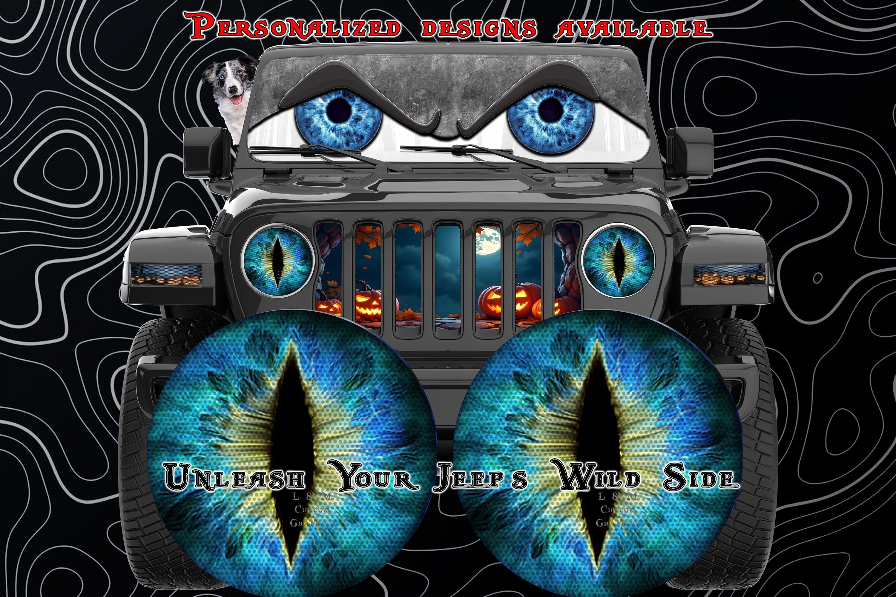 Blue and green cat eyes