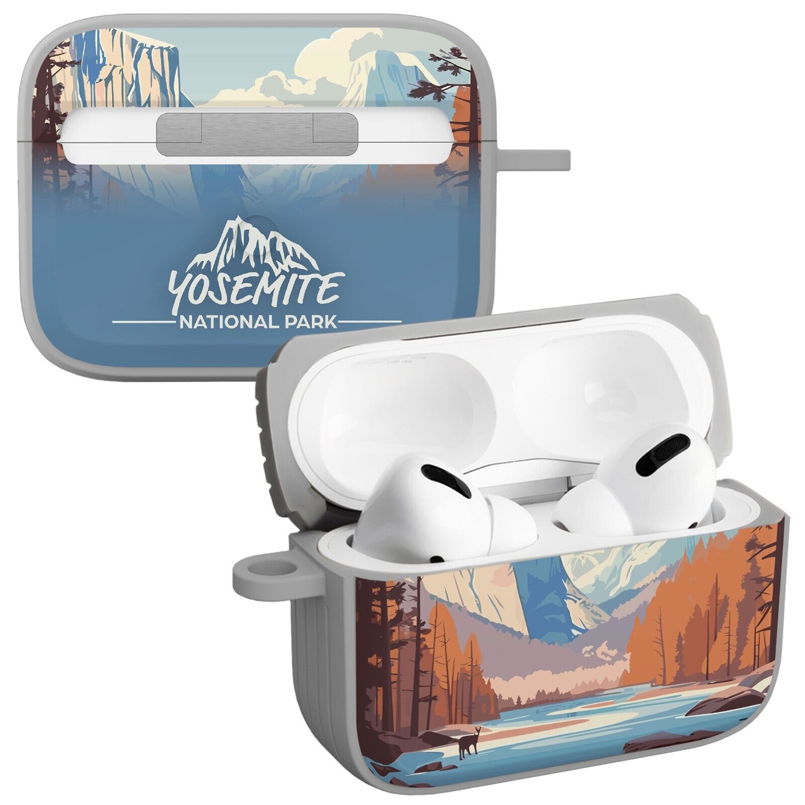 National Parks Yosemite HDX Apple Airpods Pro 1 &amp;amp; 2 Case Cover