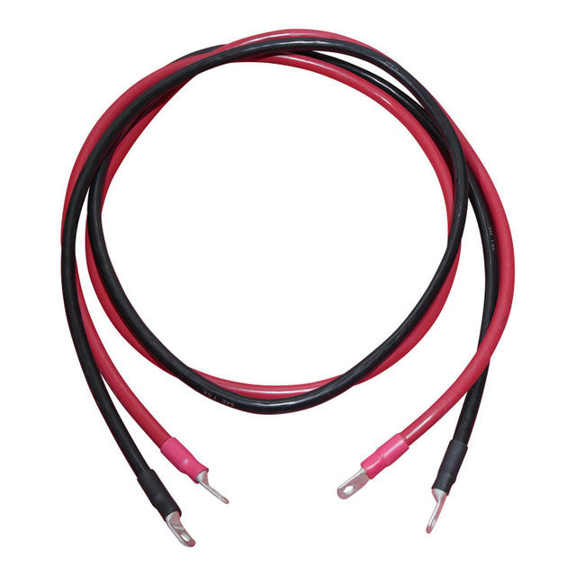 36in 4/0 AWG Battery to Inverter Cables | Black and Red