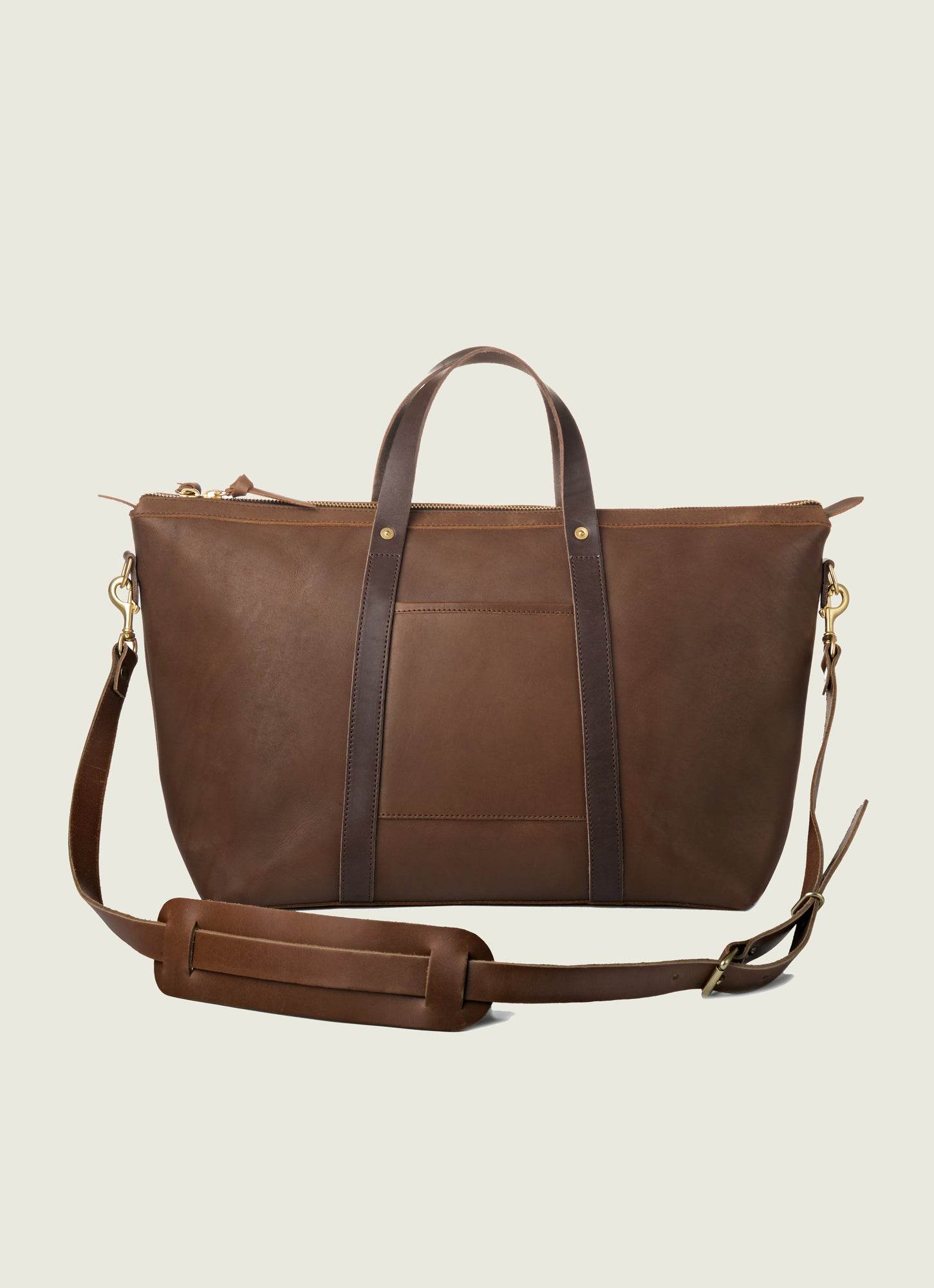 Leather Travel Tote