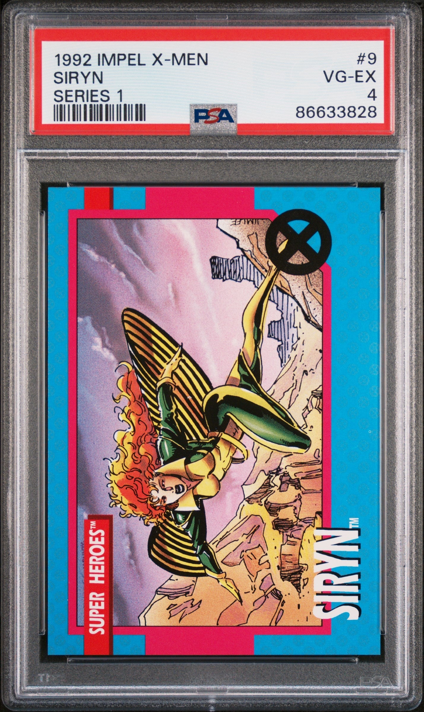 1992 IMPEL X-MEN SERIES 1 SIRYN SERIES 1 #9 - PSA 4