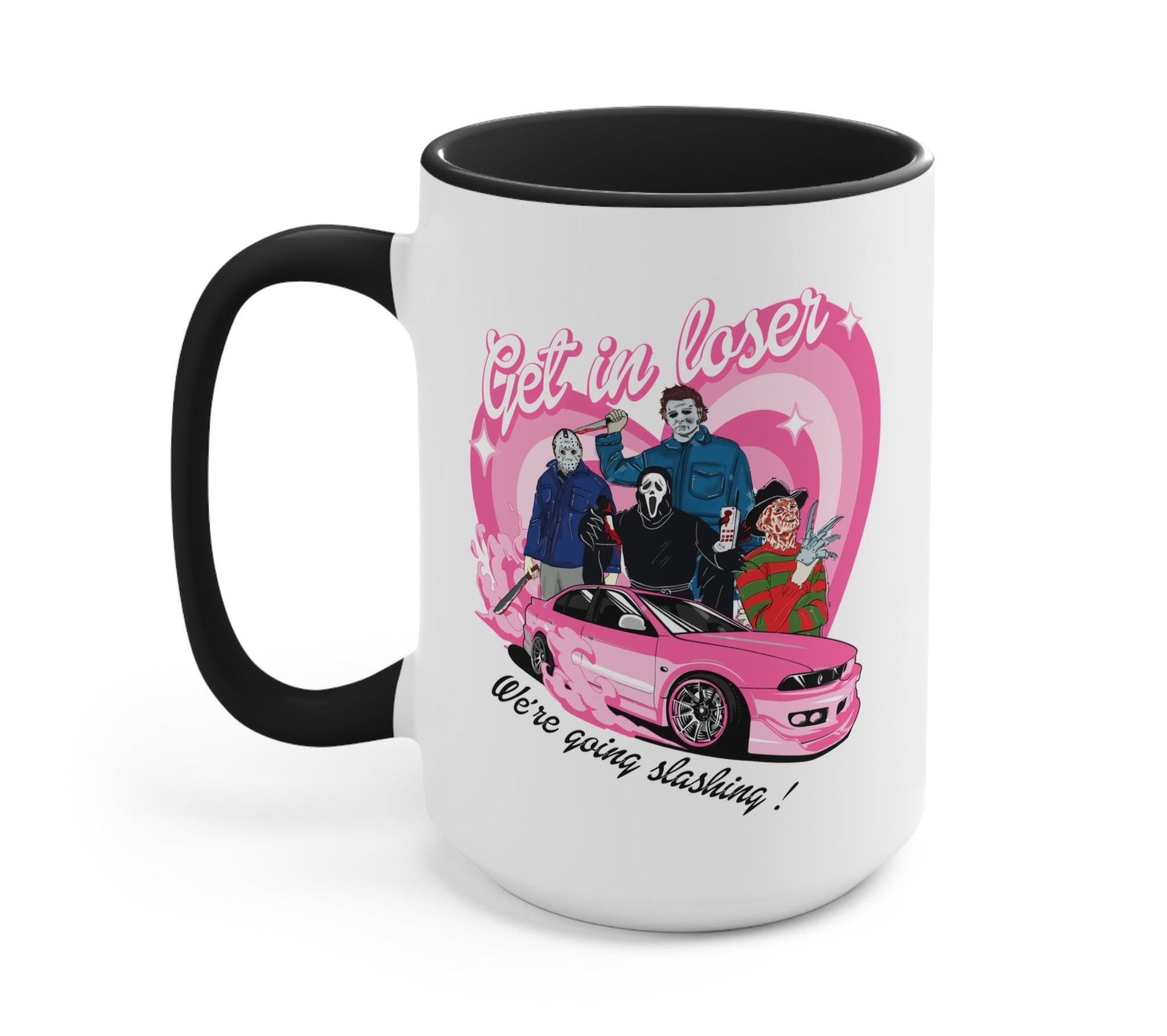 Get In Loser Halloween Horror Mug