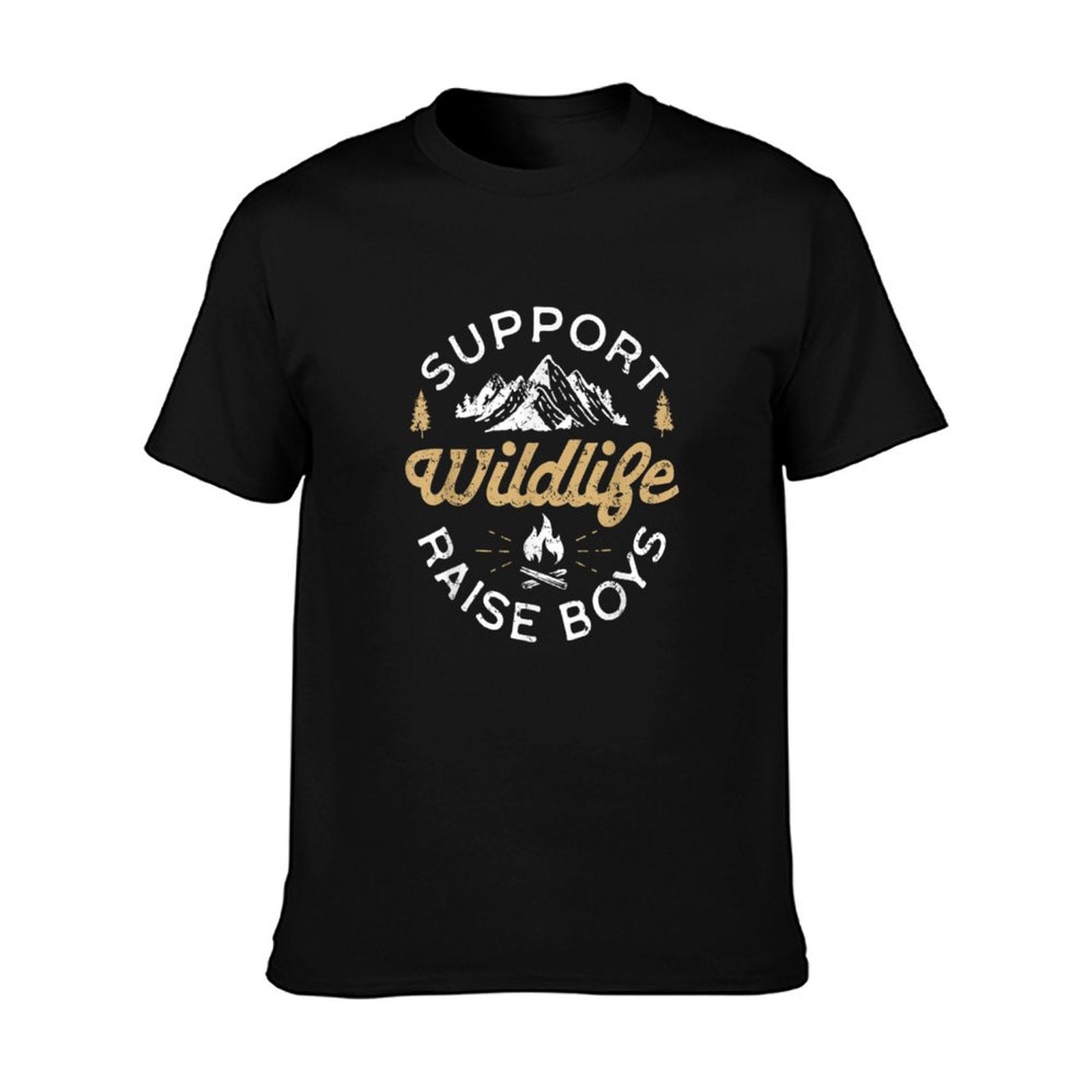 Support Wildlife Raise Boys - Parent Mom &amp;amp; Dad Gift T-Shirt