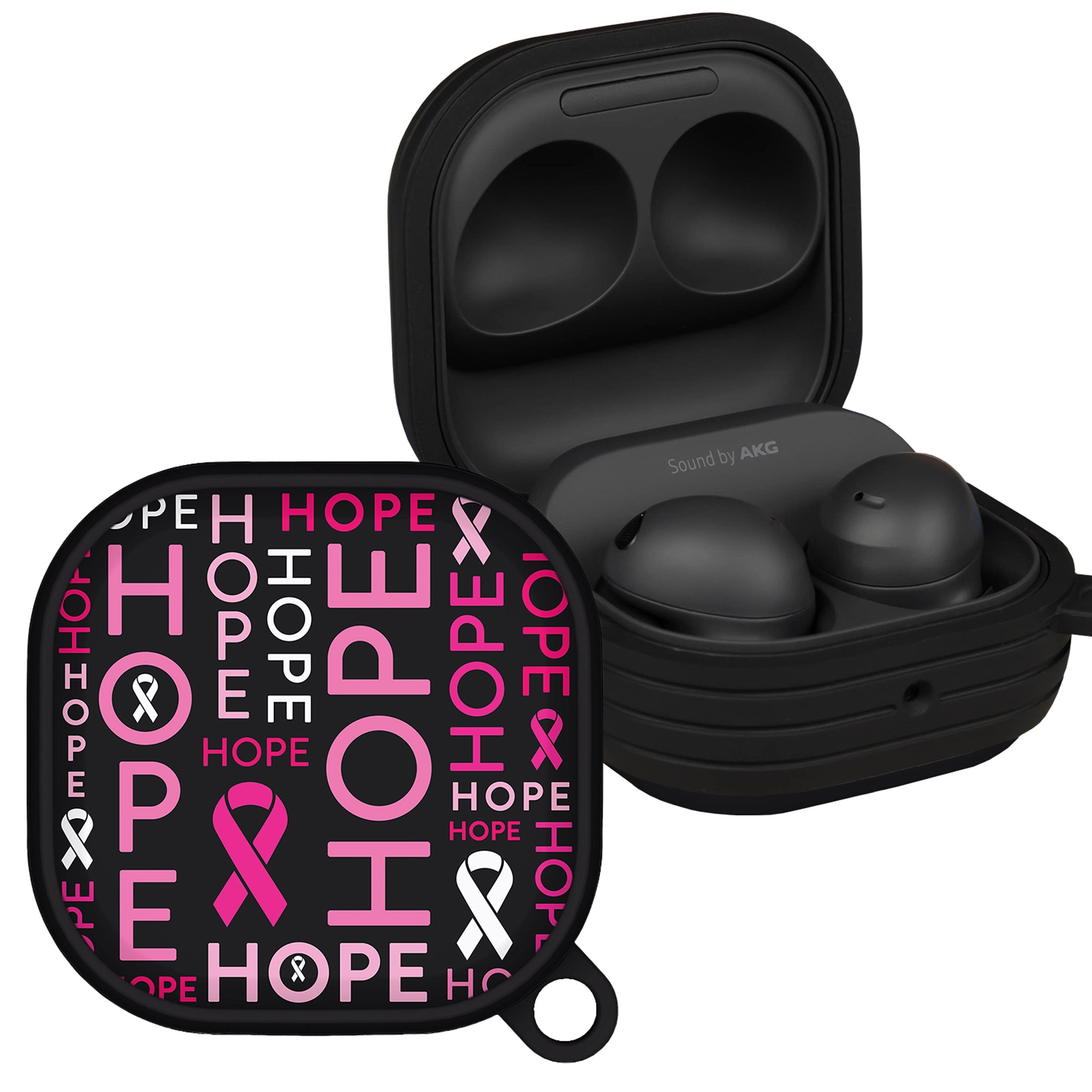 Breast Cancer Awareness HDX Samsung Galaxy Buds Pro &amp;amp; Buds Live Case Cover
