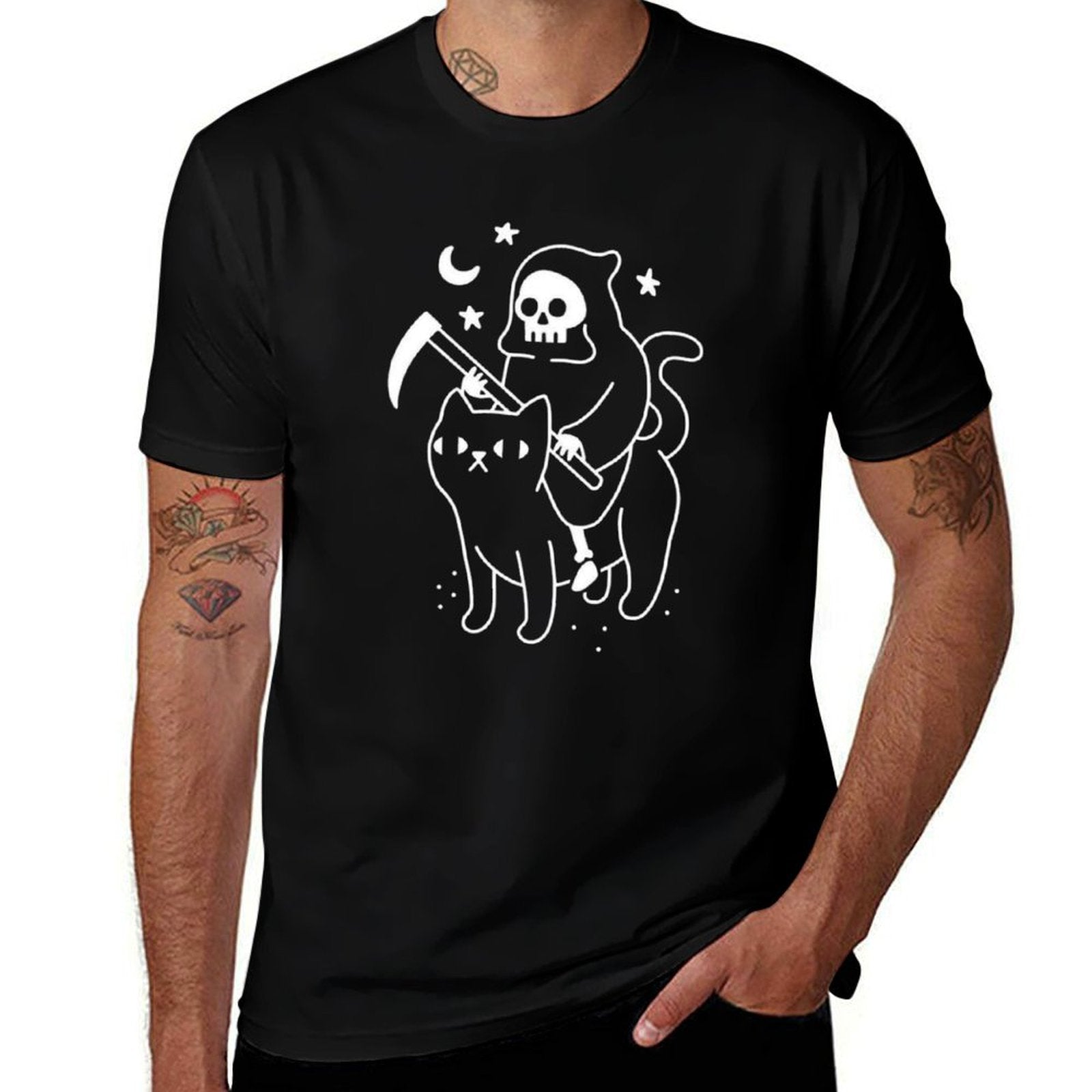 Death Rides A Black Cat  Quick-drying T-Shirt