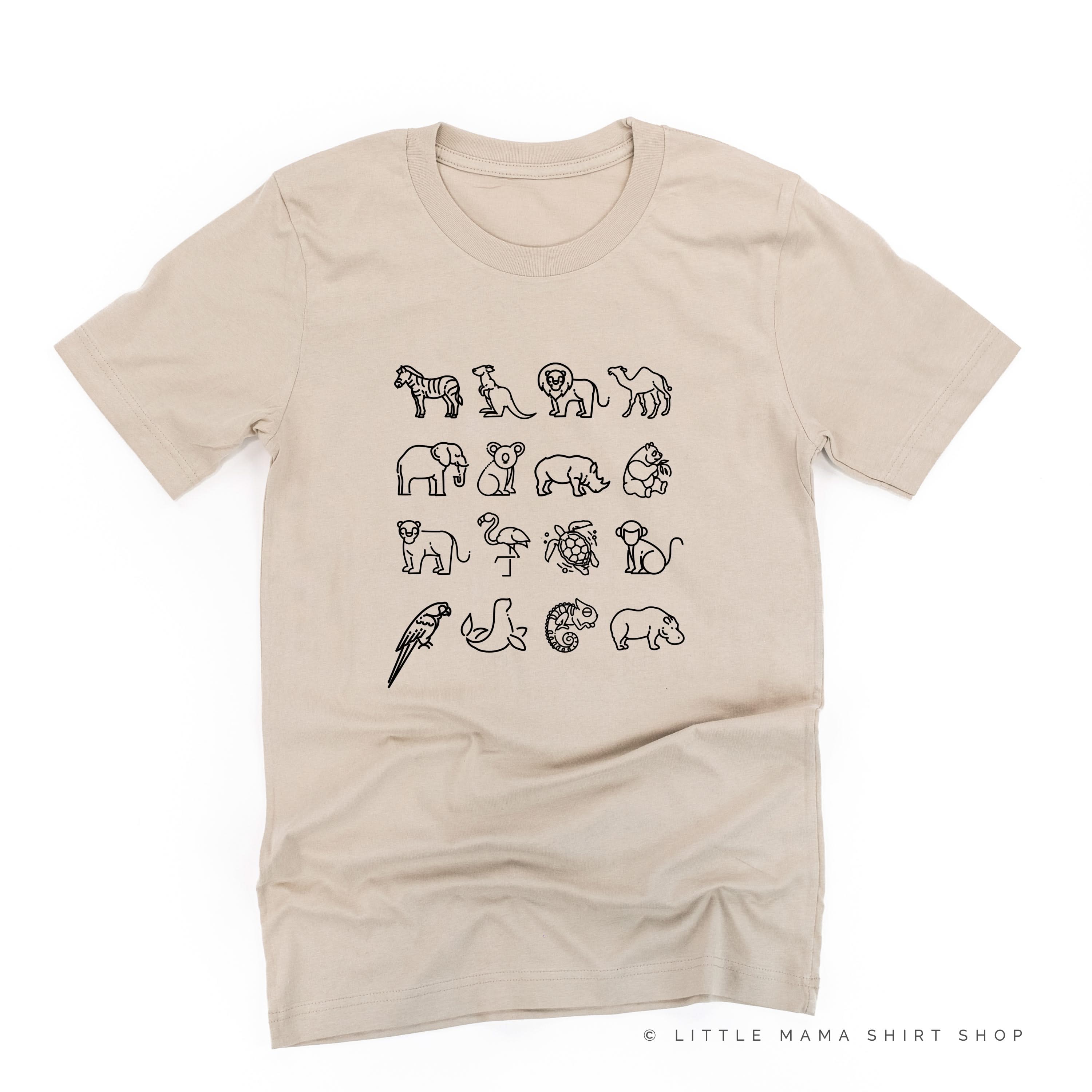 4x4 ZOO ANIMALS ﻿- Unisex Tee