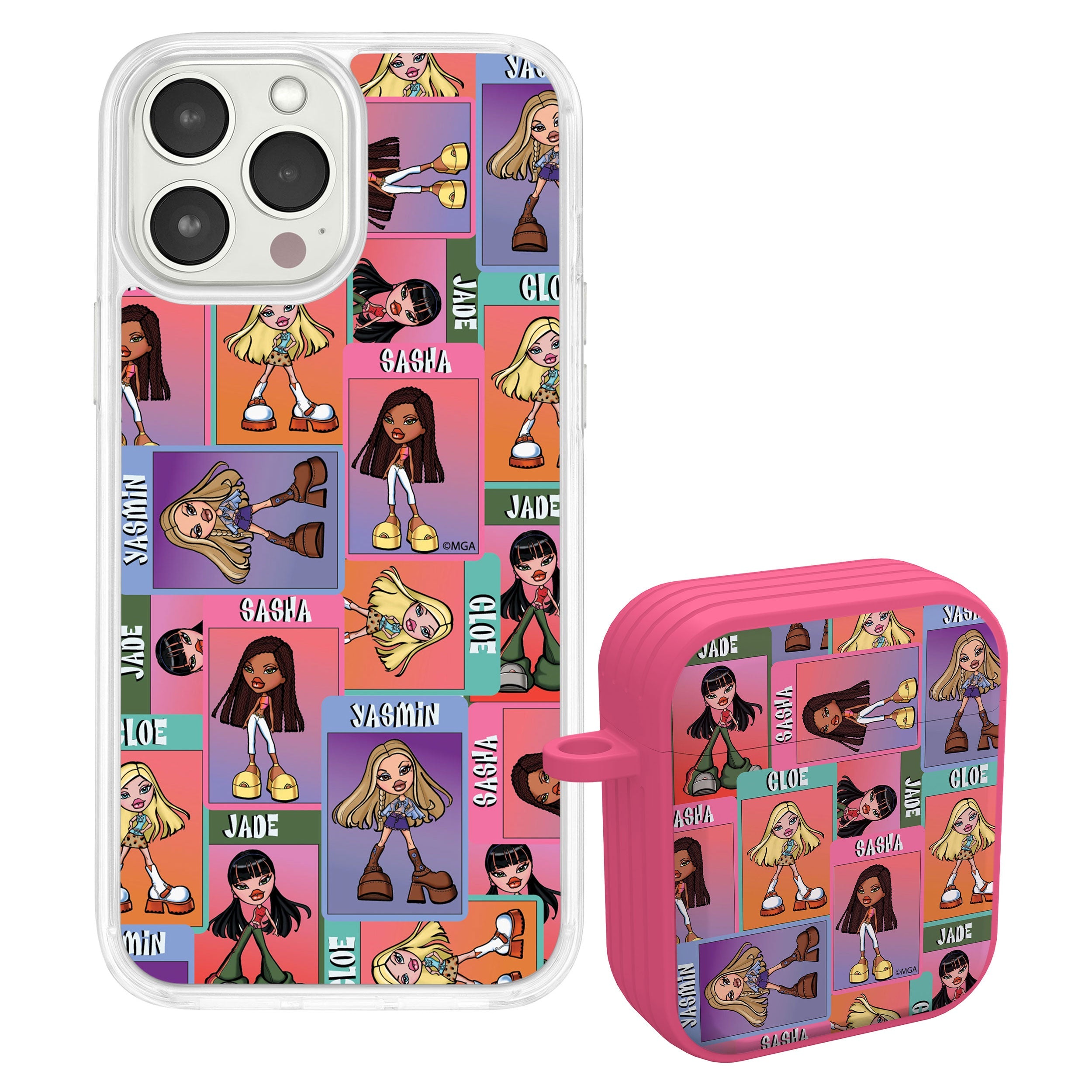 Bratz® Classic HD Apple iPhone 12 Mag-Safe Phone Case and AirPods All Gen 1 &amp;amp; 2 Combo Package