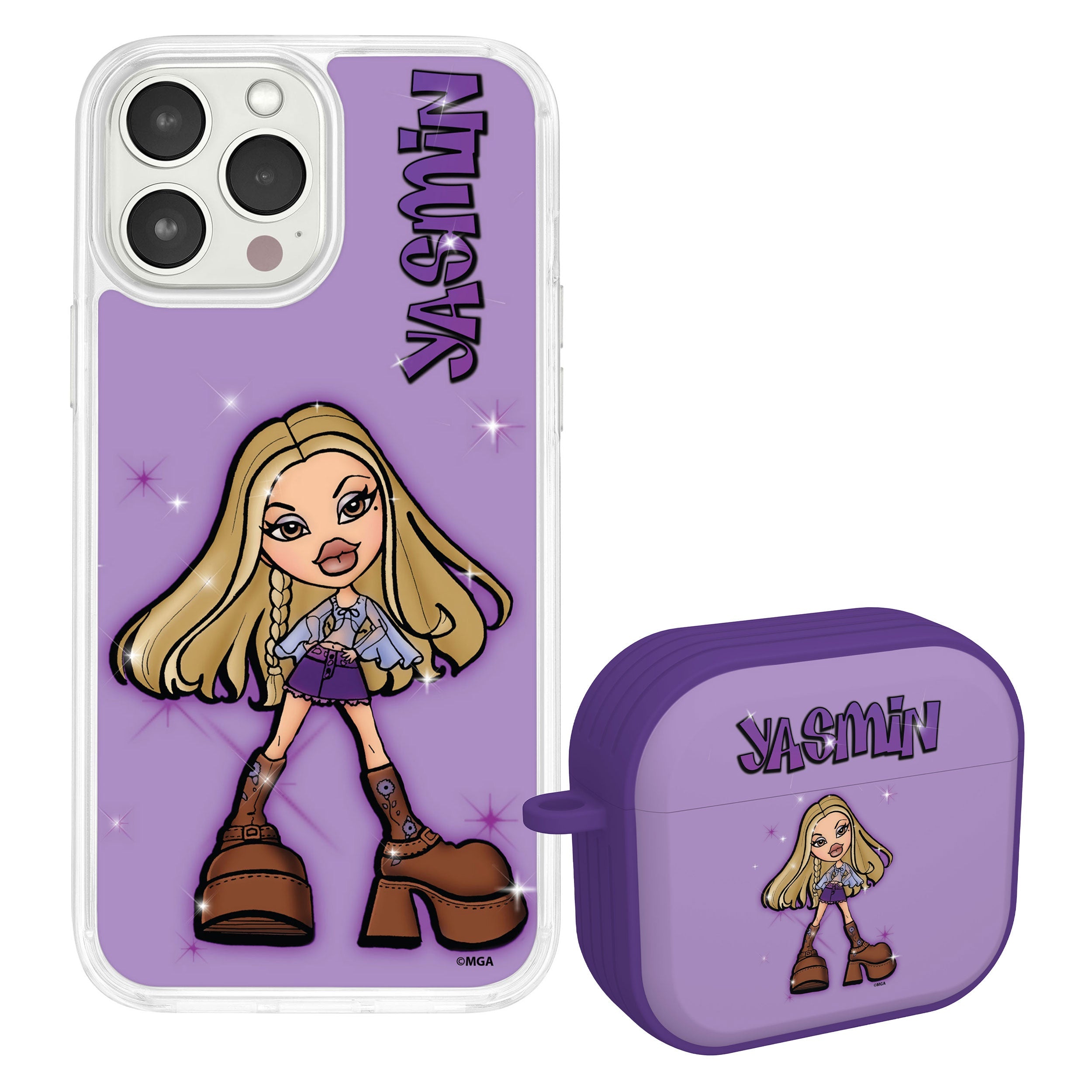 Bratz® Passion For Fashion HD Apple iPhone 12 Mag-Safe Phone Case and AirPods Gen 3 Combo Package