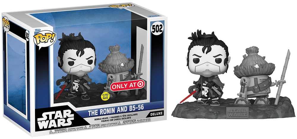 THE RONIN AND B5-56 (DELUXE, GLOW IN THE DARK, STAR WARS VISIONS) 502 - TARGET EXCLUSIVE