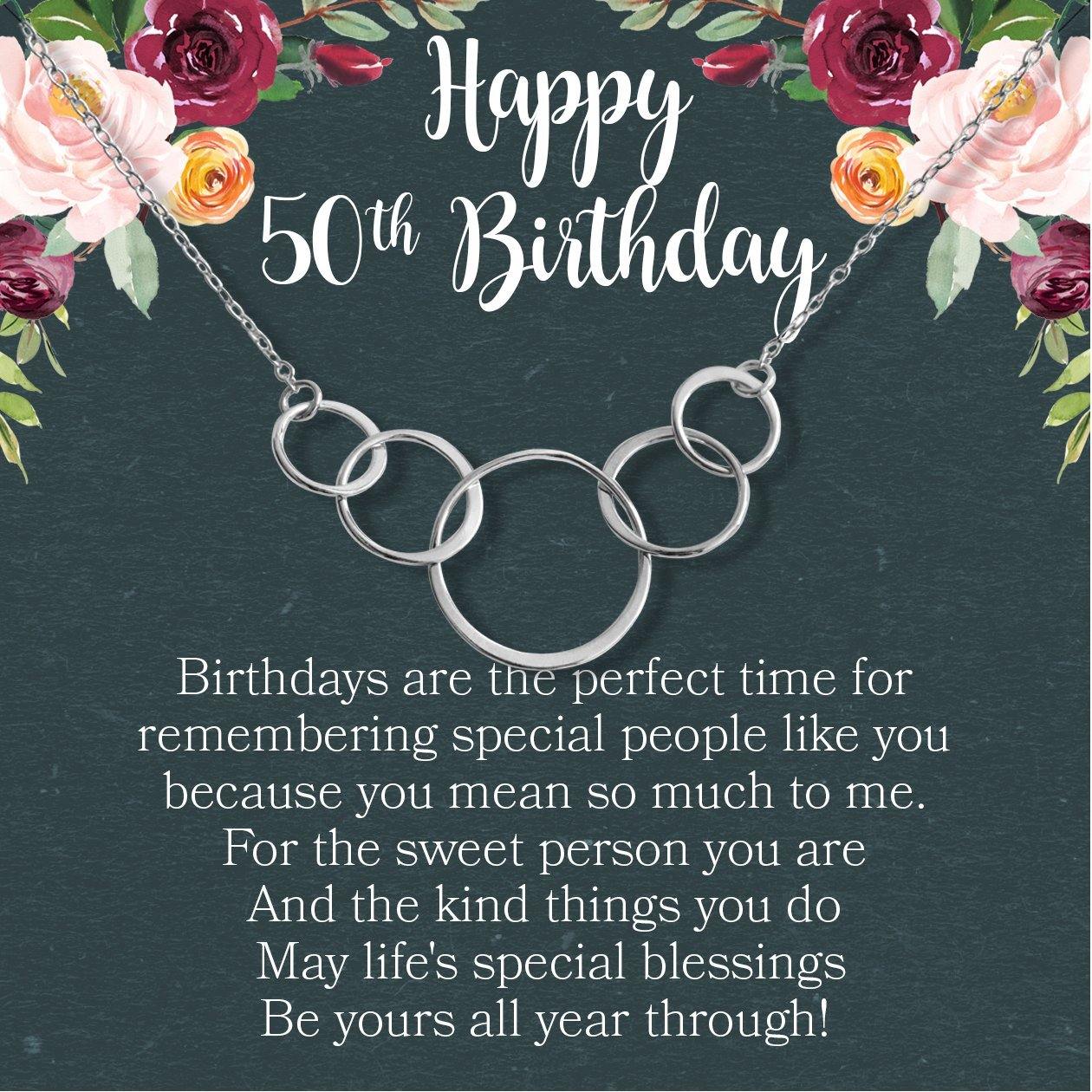 50th Birthday Necklace