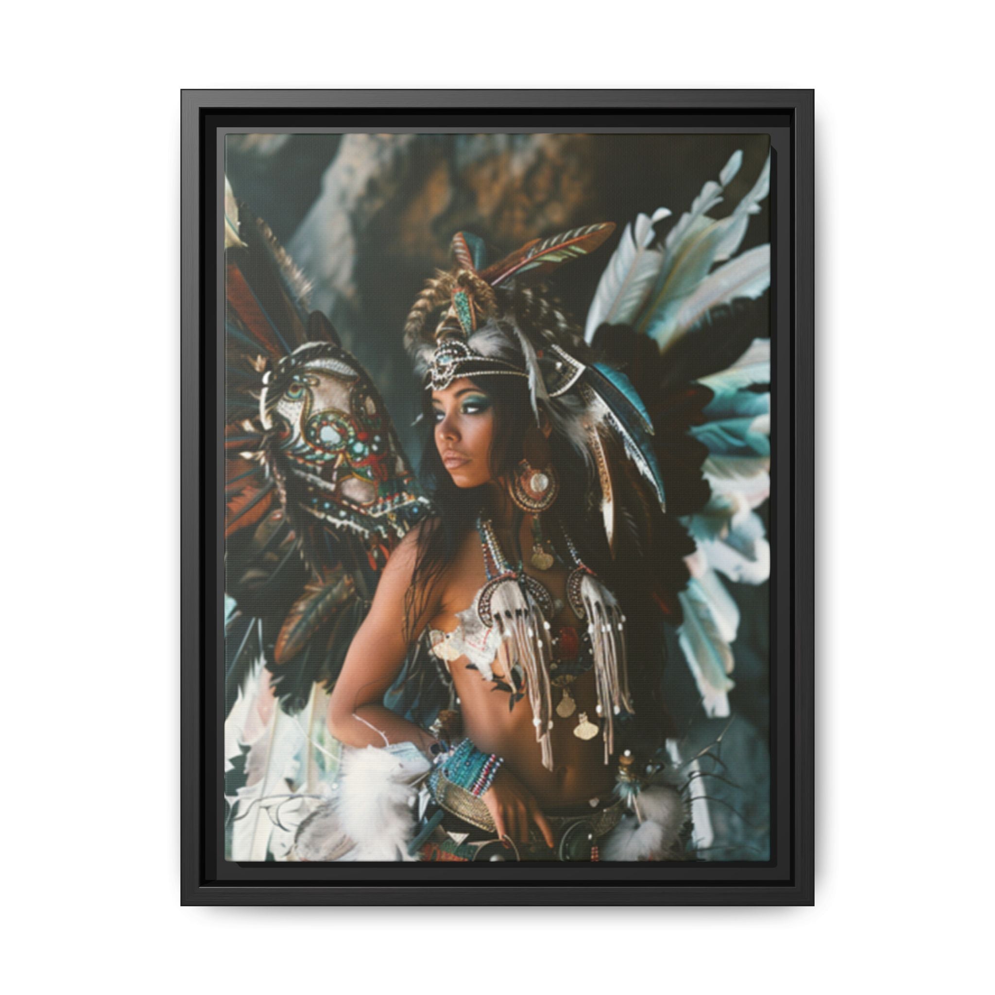 Xochiquetzal Aziza &amp;amp; Fae Matte Canvas Framed