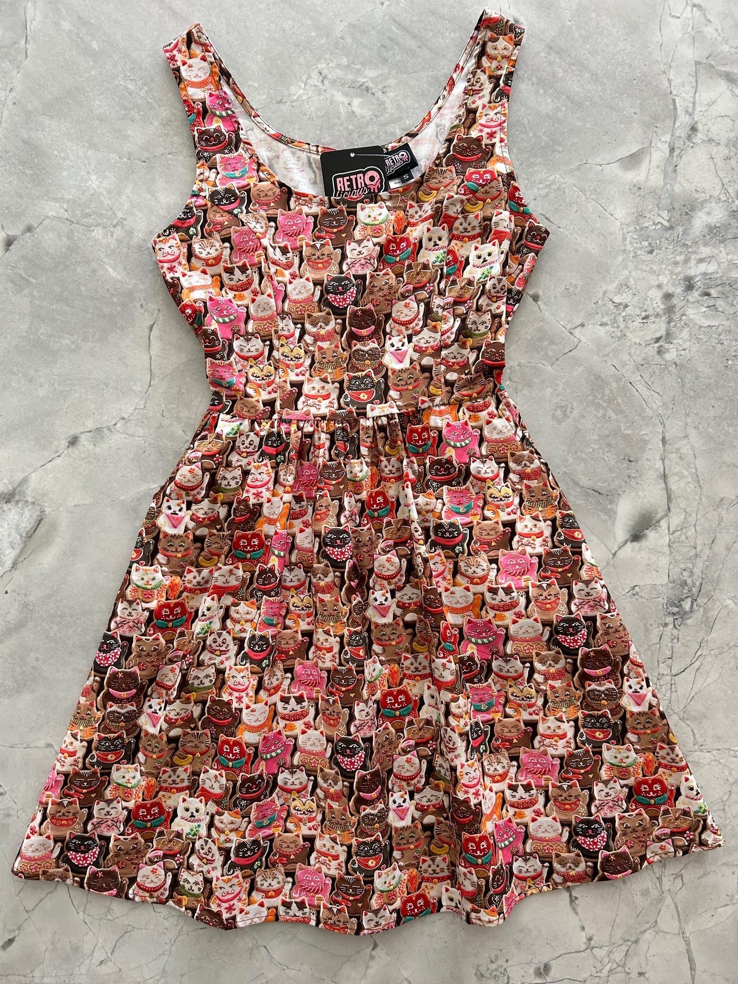 Cookie Cats Shorter Length Fit &amp;amp; Flare