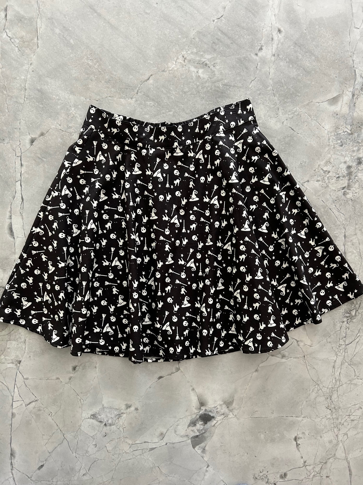 Hocus Pocus Glow in the Dark Skater Skirt