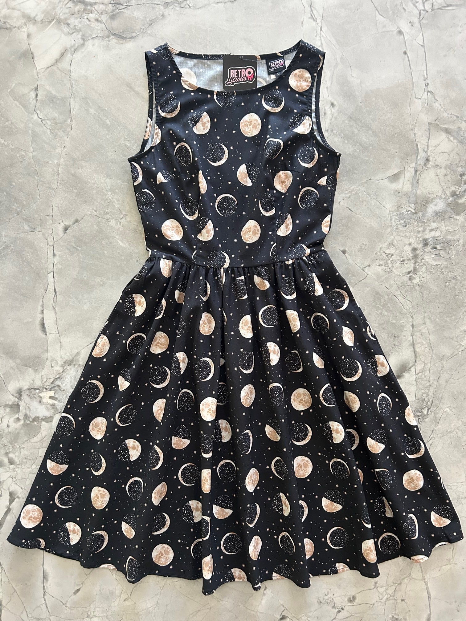 Moon Vintage Dress - XS only, 1 left!