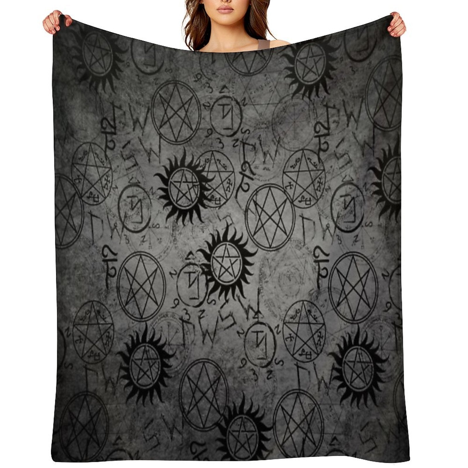 Supernatural Grey Throw Blanket