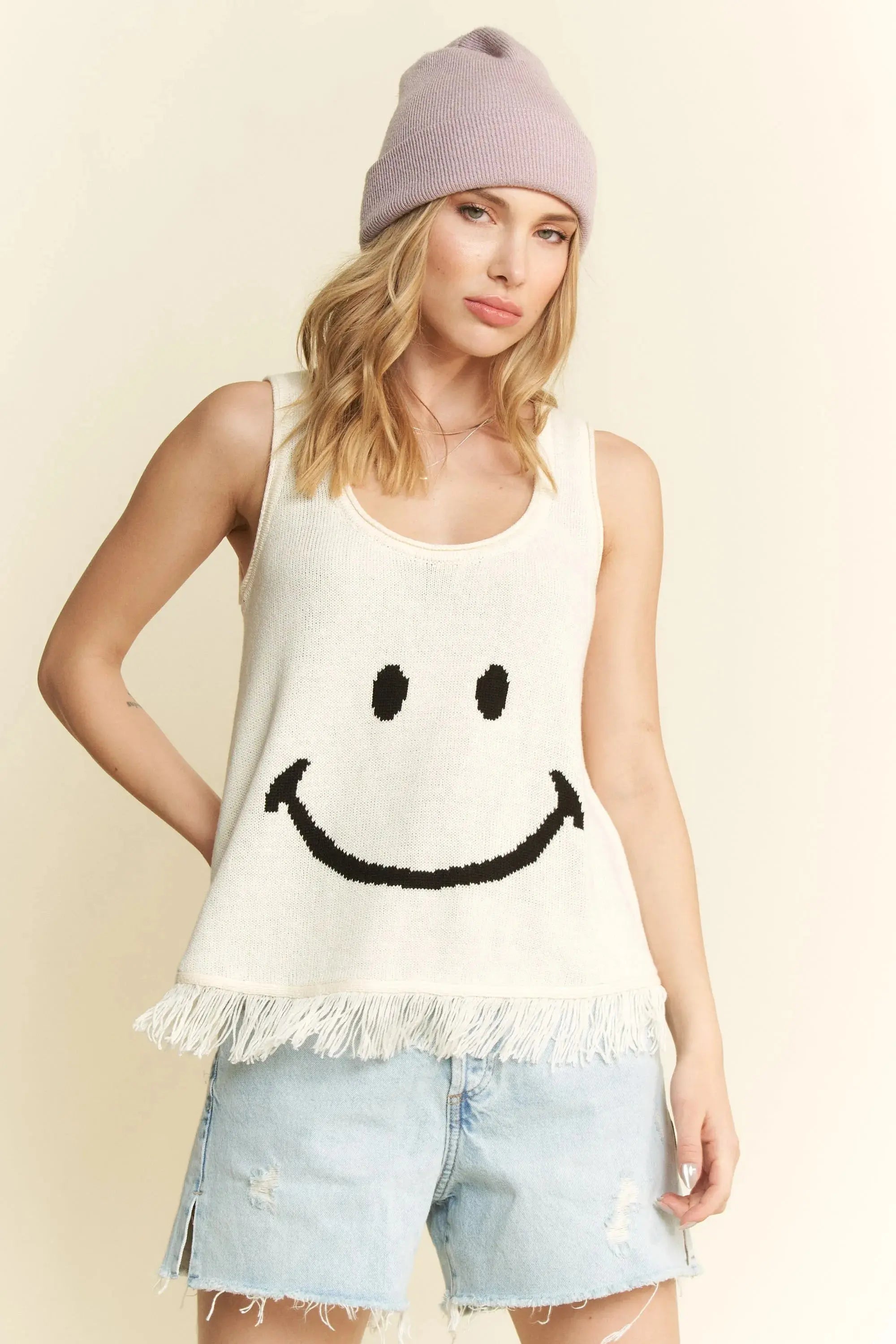 Trendsi Jade By Jane Smiley Fringe Tank Women&amp;#39;s Plus Size Tank Top - Cute &amp;amp; USA Ship