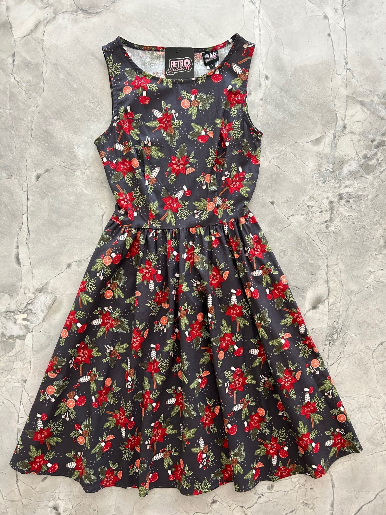 Festive Vintage Dress - XS only, 1 left!