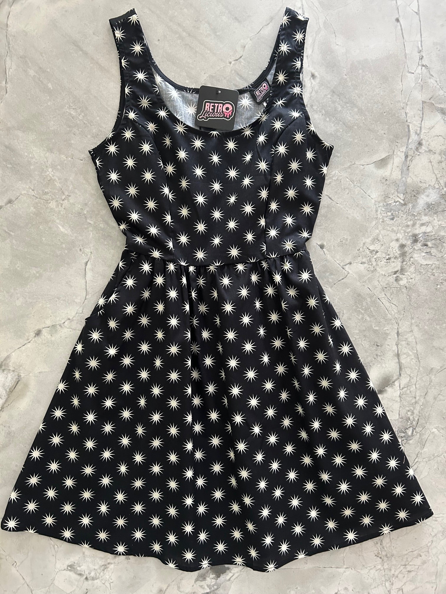 Starburst Shorter Length Fit &amp;amp; Flare Dress