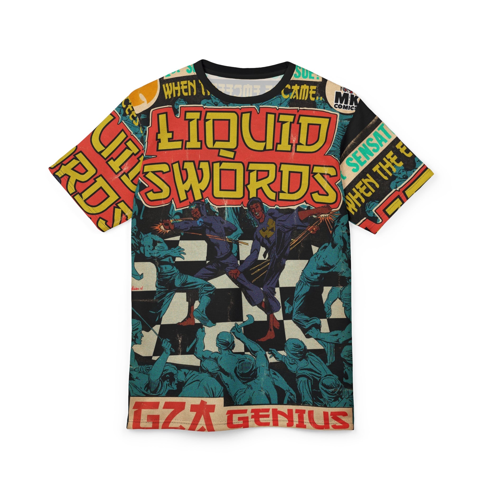 Liquid Swords - Unisex Cut &amp;amp; Sew Tee (AOP)