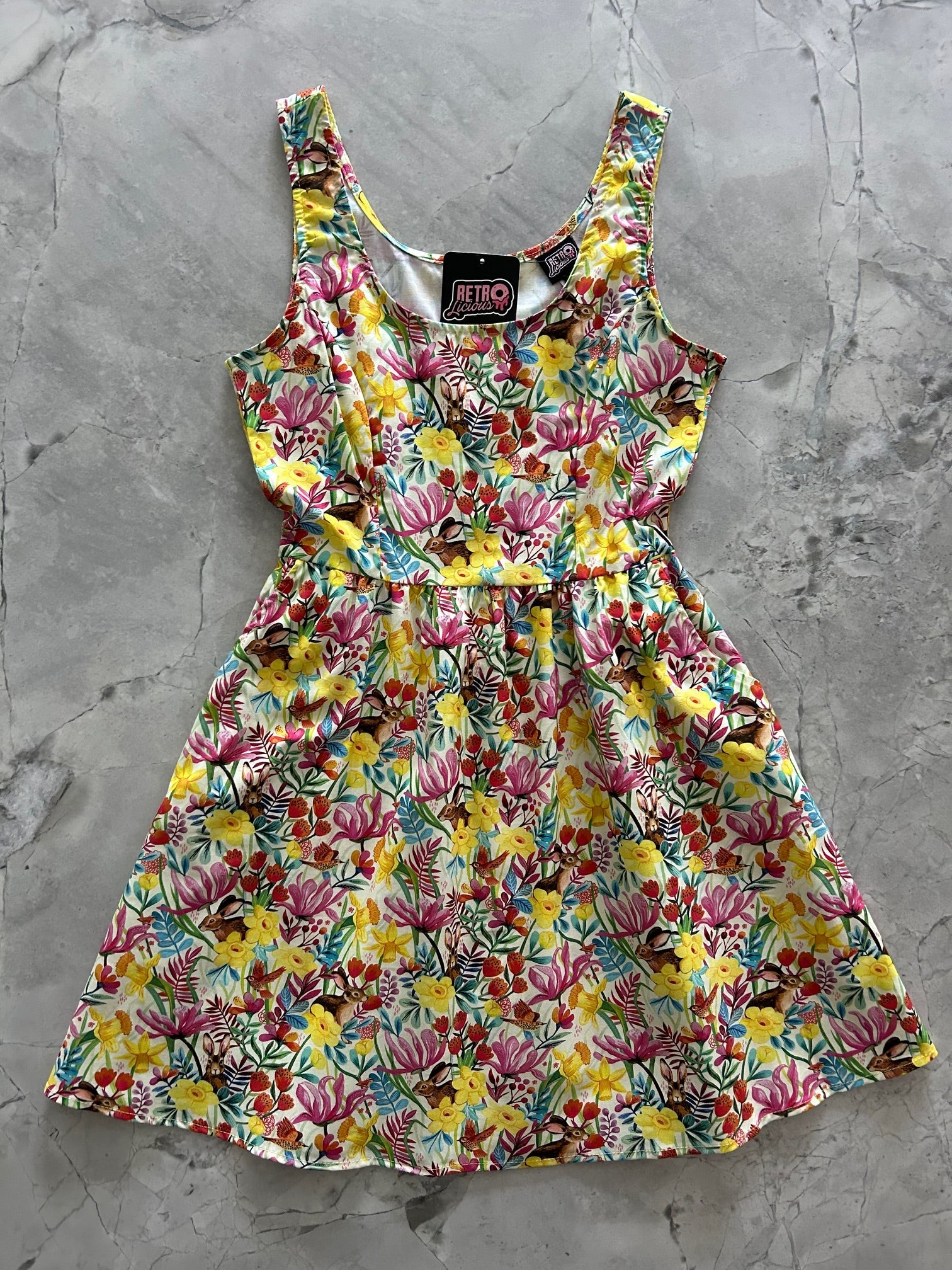 Bunnies Shorter Length Fit &amp;amp; Flare Dress