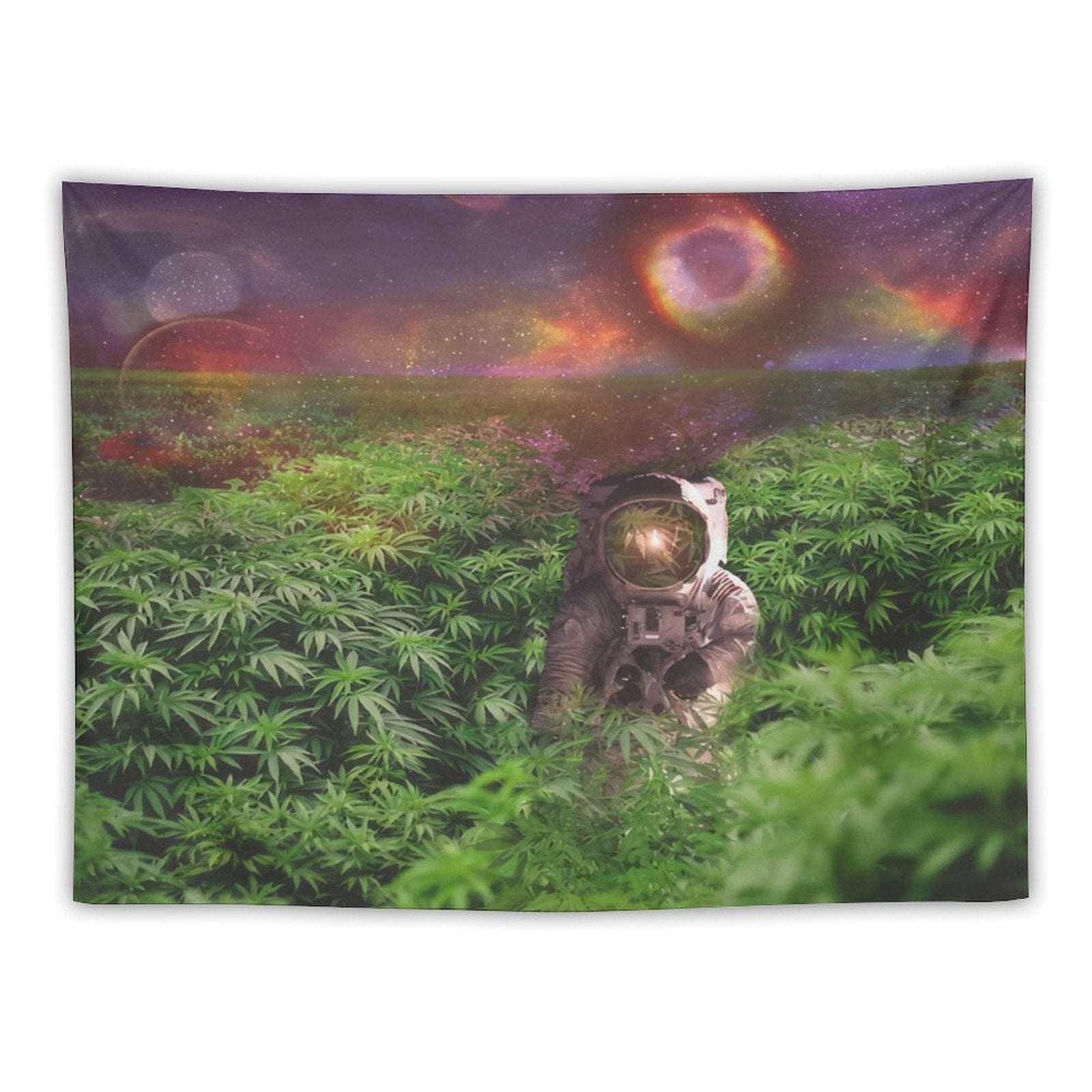 Astronaut in Planet Tapestry