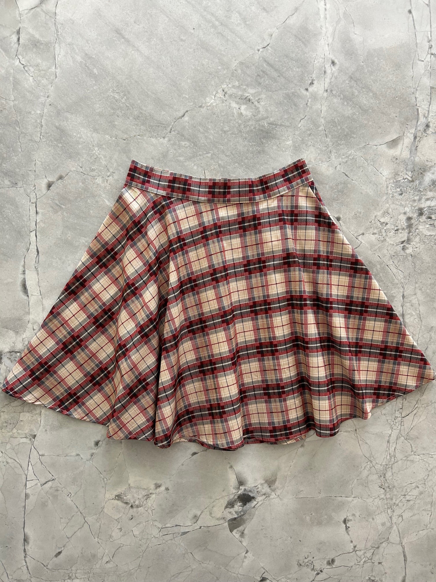 Plaid Skater Skirt