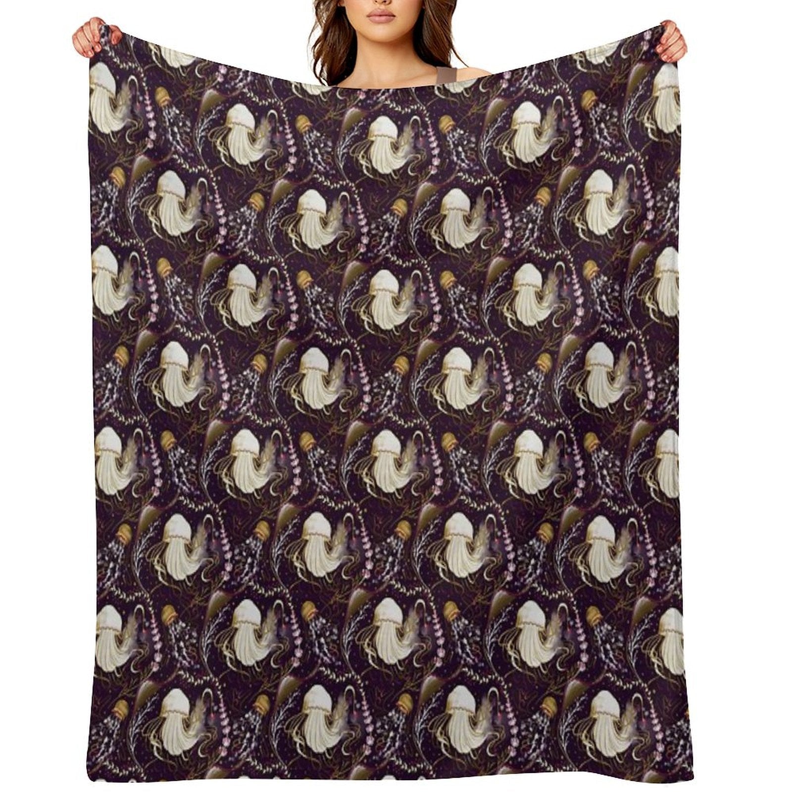 Jellyfish Throw Blanket