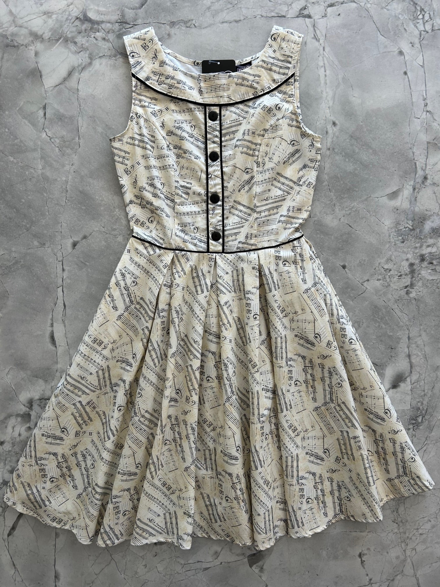 Elizabeth Dress in Music Notes