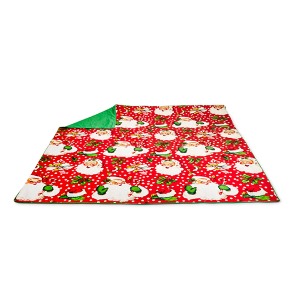 56&amp;quot; Retro Santa Tablecloth
