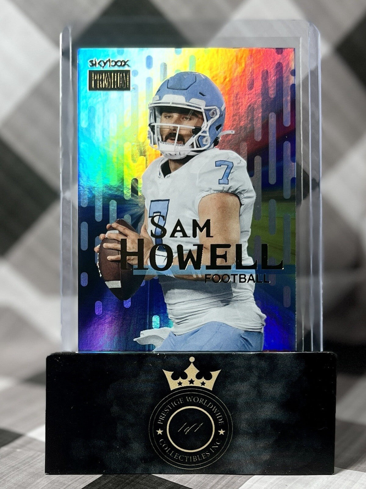 Sam Howell 2022 Skybox Premium Metal Universe Champions Rookie #S-11 Commanders