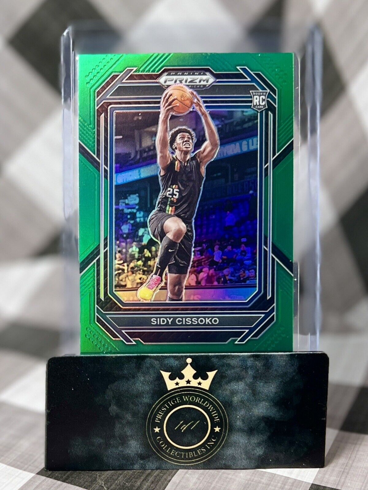 Sidy Cissoko 2023 Panini Prizm Draft Picks Green Prizm Rookie #40 SA Spurs RC