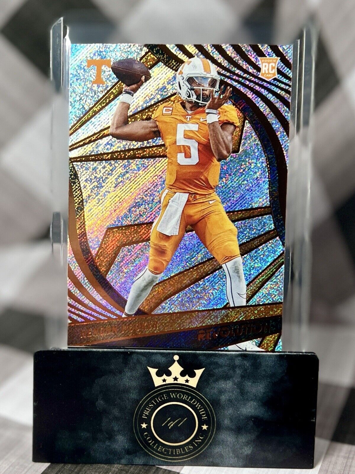 Hendon Hooker 2023 Panini Chronicles Draft Picks Revolution #25 Tennessee &amp;amp; DET