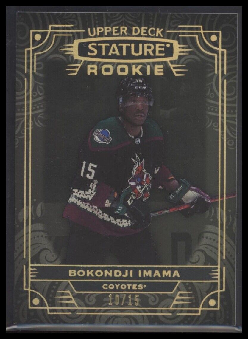 2022-23 Upper Deck Stature #200 Bokondji Imama Black #/15