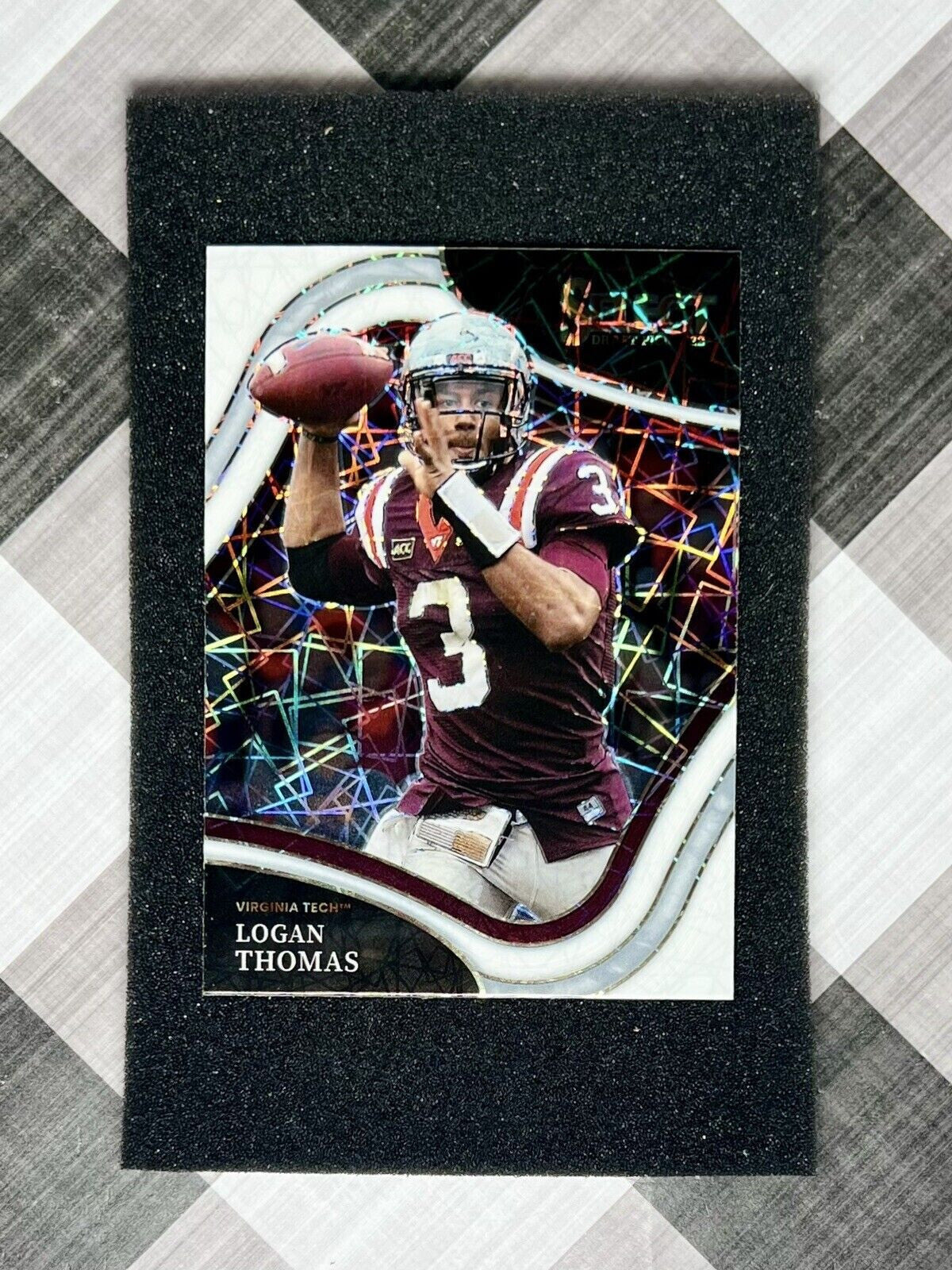Logan Thomas 2022 Panini Select Draft Picks White Lazer Rookie #193 Commanders📈