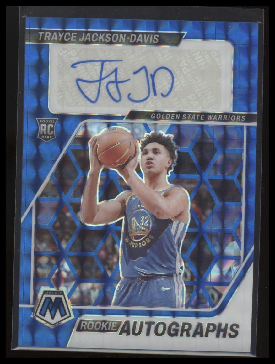 2023-24 Panini Origins #RA-TJD Trayce Jackson-Davis Rookie Autographs Blue #/49