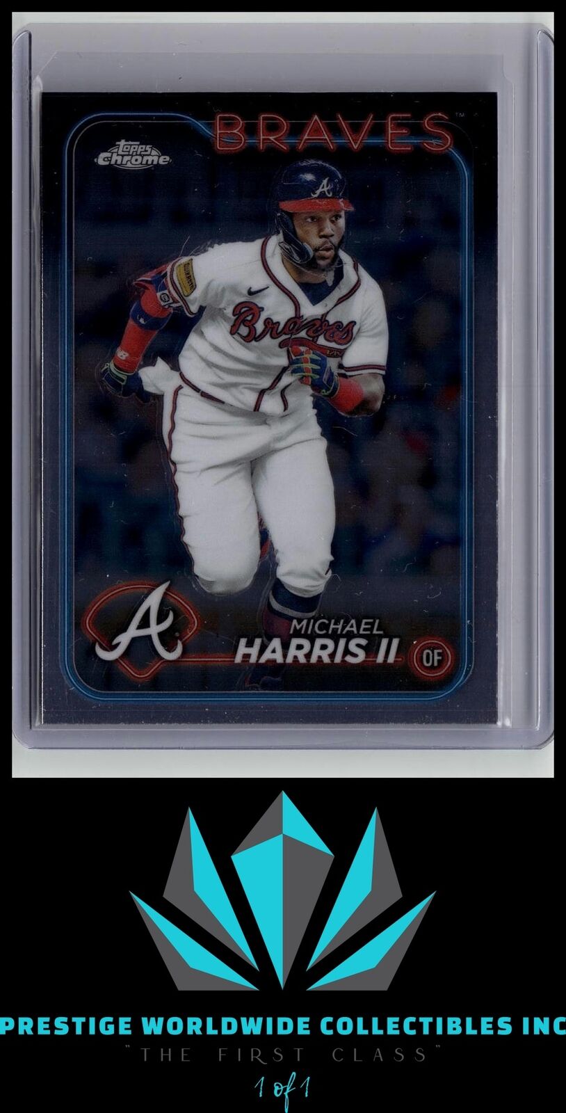 Michael Harris II 2024 Topps Chrome #52 Atlanta Braves